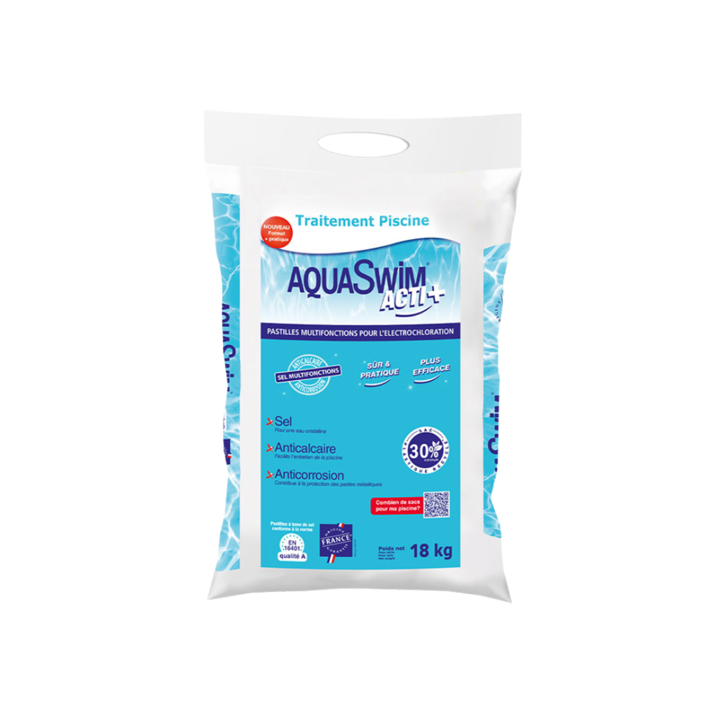 Sel pour piscine et spa 18kg Aquaswim Acti + Multifonction – Image 2