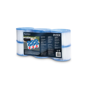 Lot de 6 cartouches de filtration spa gonflable