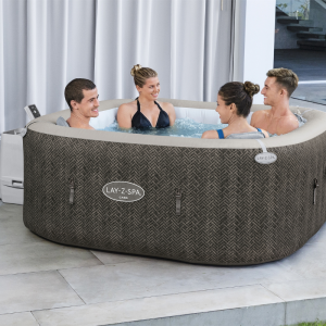 Alternative view of Spa gonflable carré Lay-Z-Spa Cabo HydroJet avec WiFi 4-6 personnes