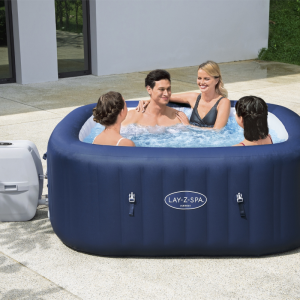 Alternative view of Spa gonflable carré Lay-Z-Spa Hawaii AirJet 4-6 personnes