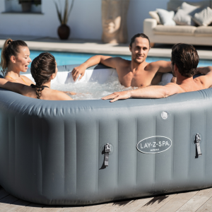 Alternative view of Spa gonflable carré Lay-Z-Spa Hawaii HydroJet Pro 4-6 personnes