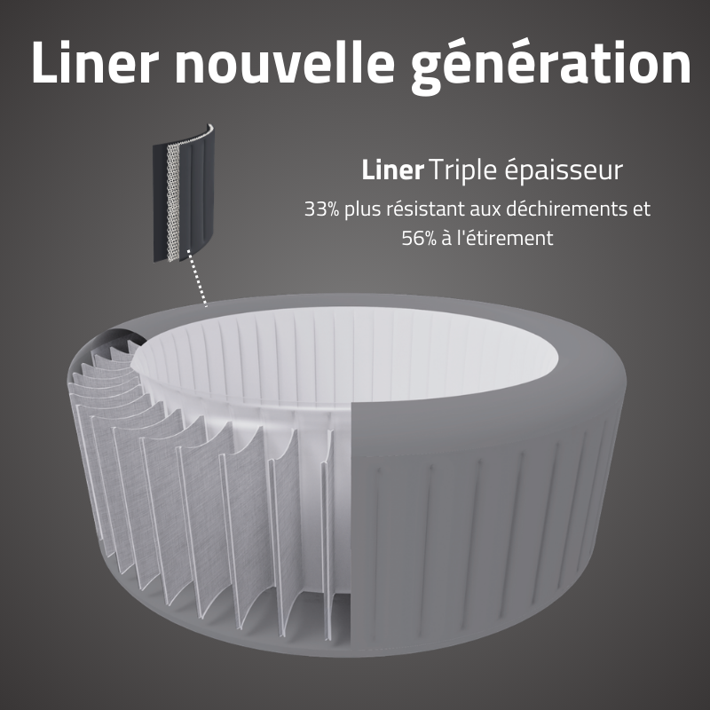 Spa gonflable carré Lay-Z-Spa Hawaii HydroJet Pro 4-6 personnes – Image 4
