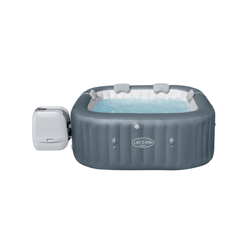 Spa gonflable carré Lay-Z-Spa Cabo HydroJet avec WiFi 4-6 personnes – Image 9