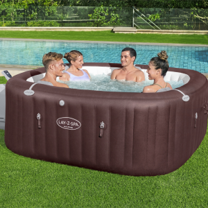 Alternative view of Spa gonflable carré Lay-Z-Spa Maldives HydroJet Pro avec WiFi 5-7 personnes