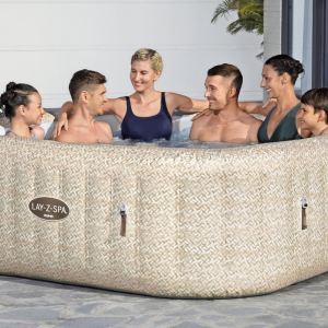 Alternative view of Spa gonflable carré Lay-Z-Spa Rome Smart AirJet EnergySense avec WiFi 5-7 personnes