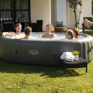 Alternative view of Spa gonflable ovale Lay-Z-Spa Mauritius AirJet avec WiFi 5-7 personnes