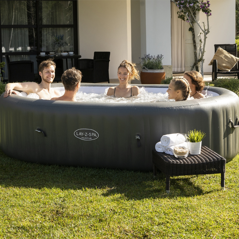 Spa gonflable ovale Lay-Z-Spa Mauritius AirJet avec WiFi 5-7 personnes – Image 2