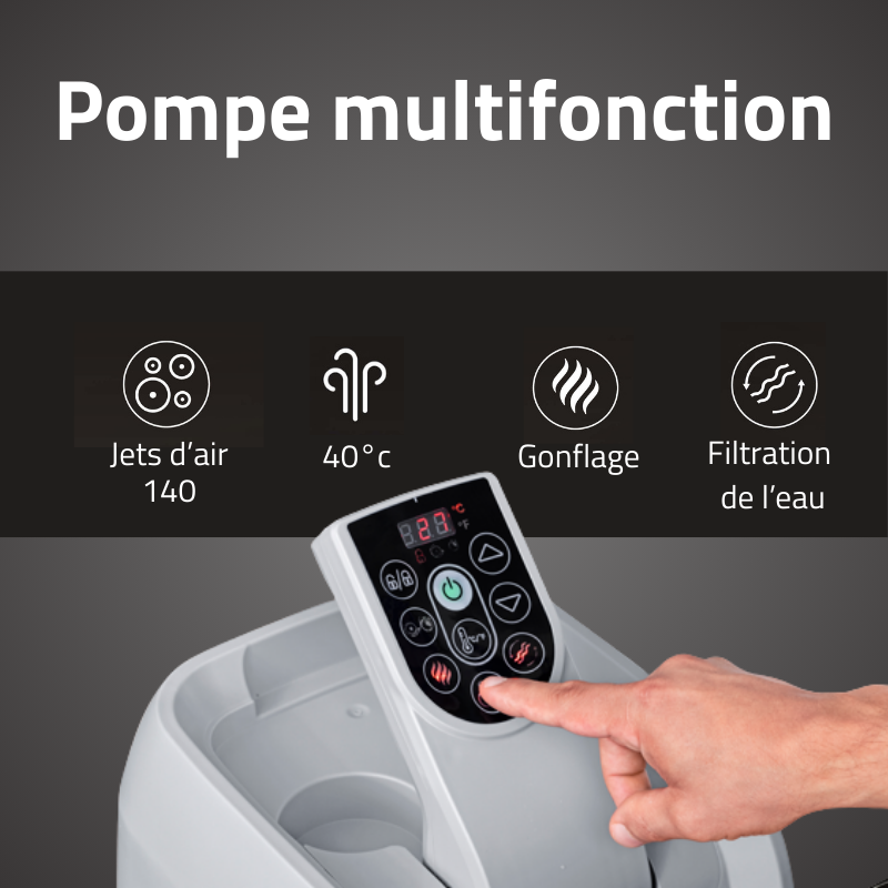 Spa gonflable rond Lay-Z-Spa Baja AirJet 2-4 personnes – Image 7