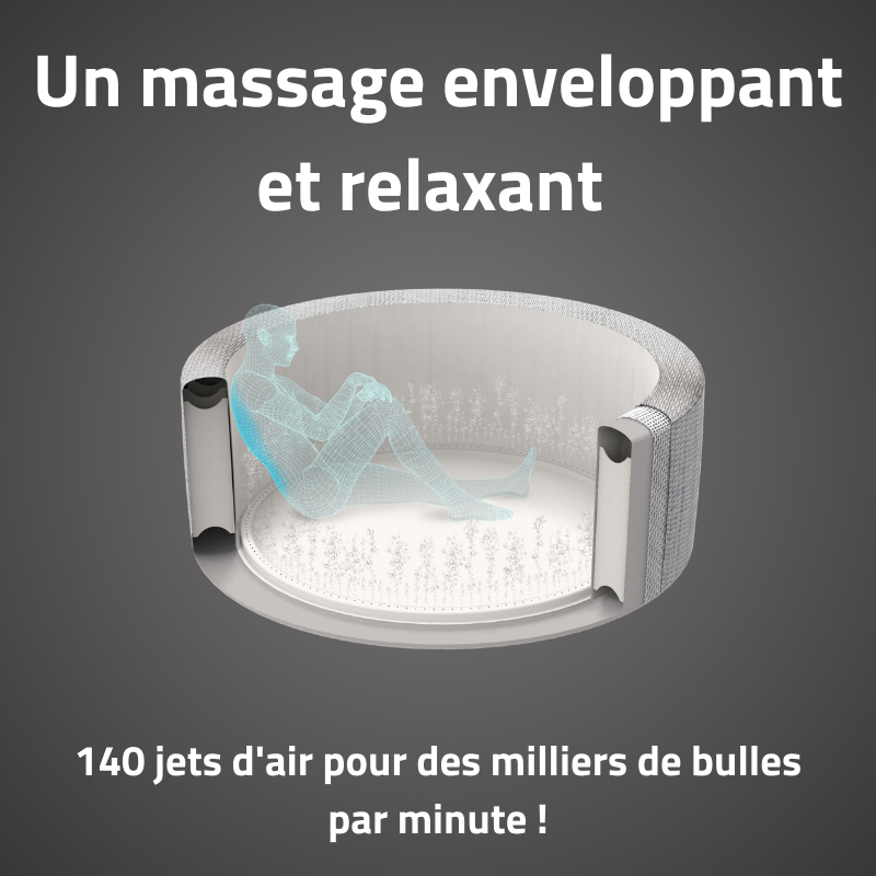 Spa gonflable rond Lay-Z-Spa Bali Smart AirJet EnergySense WiFi 4-6 personnes – Image 7