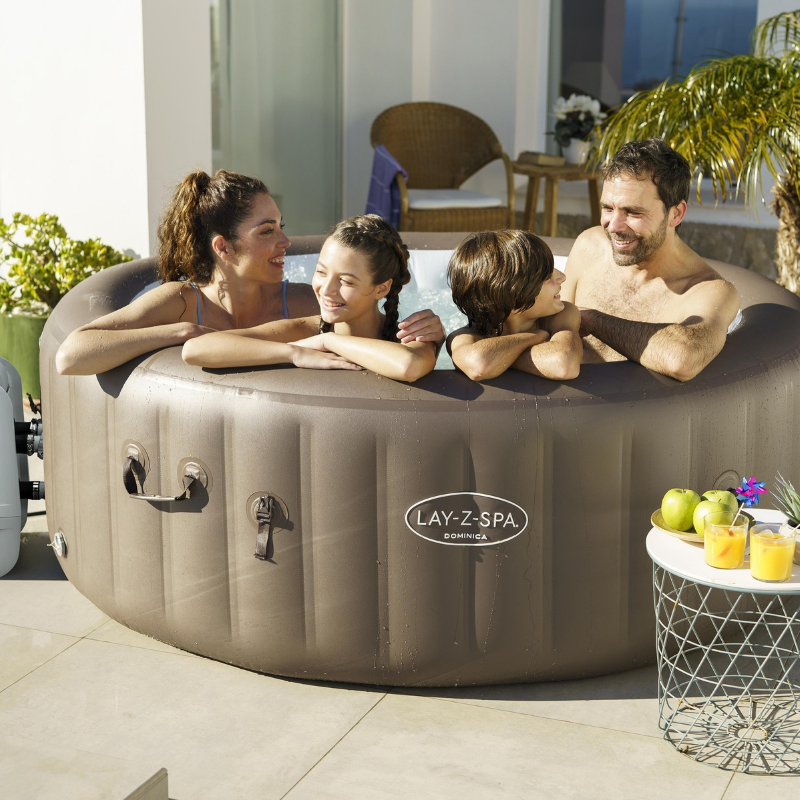 Spa gonflable rond Lay-Z-Spa Dominica Smart HydroJet Wifi 4-6 personnes – Image 10