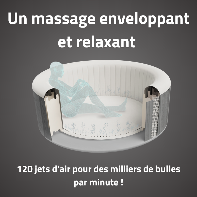 Spa gonflable rond Lay-Z-Spa Fiji AirJet 2-4 personnes – Image 5