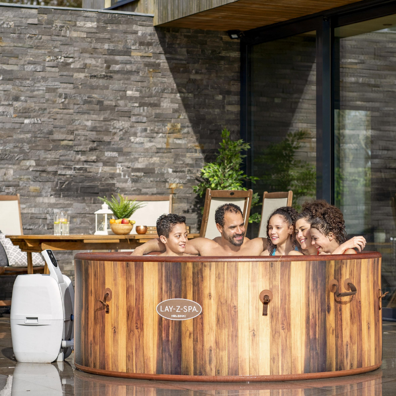 Spa gonflable rond Lay-Z-Spa Helsinki AirJet avec WiFi 5-7 personnes – Image 8