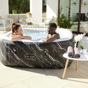 Alternative view of Spa gonflable carré Lay-Z-Spa Hollywood Luxe AirJet LED 4-6 personnes