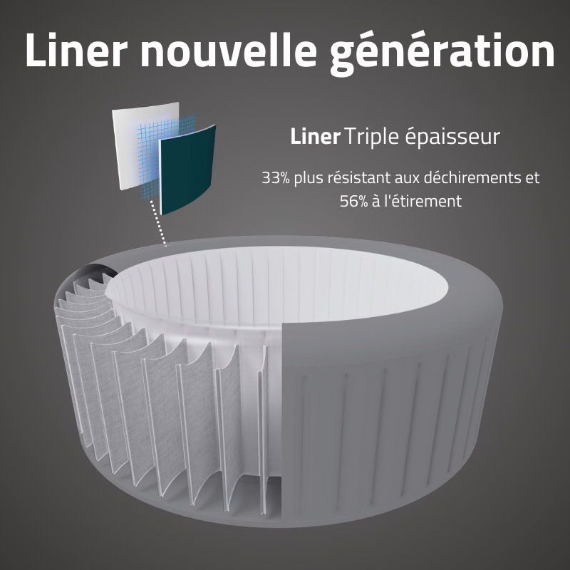 Spa gonflable carré Lay-Z-Spa Ibiza AirJet EnergySense 4-6 personnes – Image 5