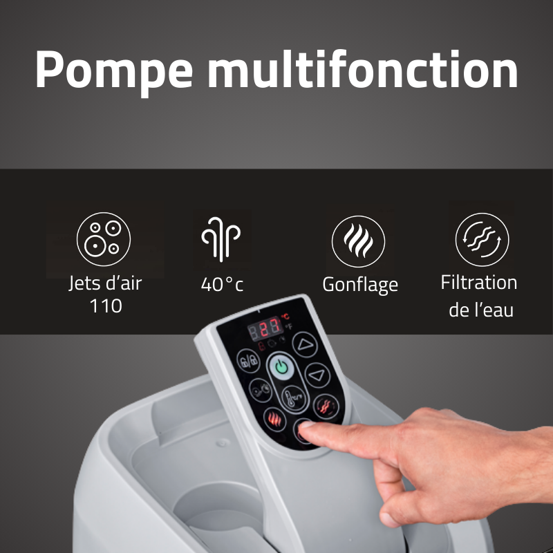 Spa gonflable rond Lay-Z-Spa Madrid AirJet avec WiFi 2-4 personnes – Image 7