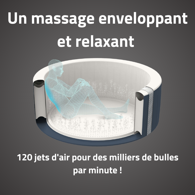 Spa gonflable rond Lay-Z-Spa Miami AirJet EnergySense 2-4 personnes – Image 7