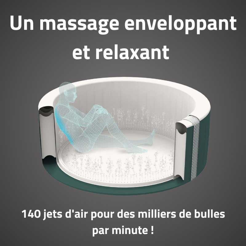 Spa gonflable rond Lay-Z-Spa Miami AirJet EnergySense 4-6 personnes – Image 6