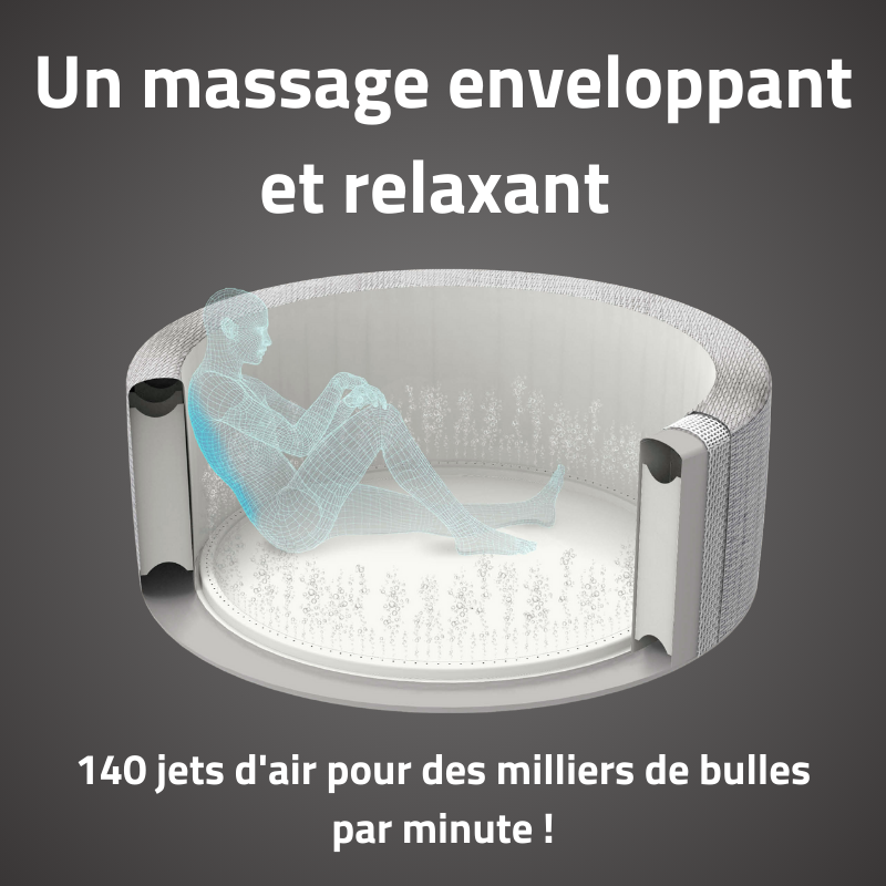Spa gonflable rond Lay-Z-Spa Milan AirJet Plus avec WiFi 4-6 personnes – Image 5