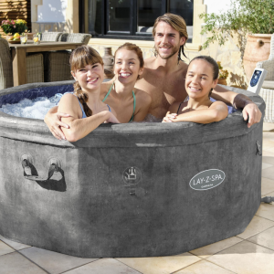 Alternative view of Spa semi rigide rond Lay-Z-Spa Carrara Smart AirJet Thermacore avec WiFi 4-6 personnes